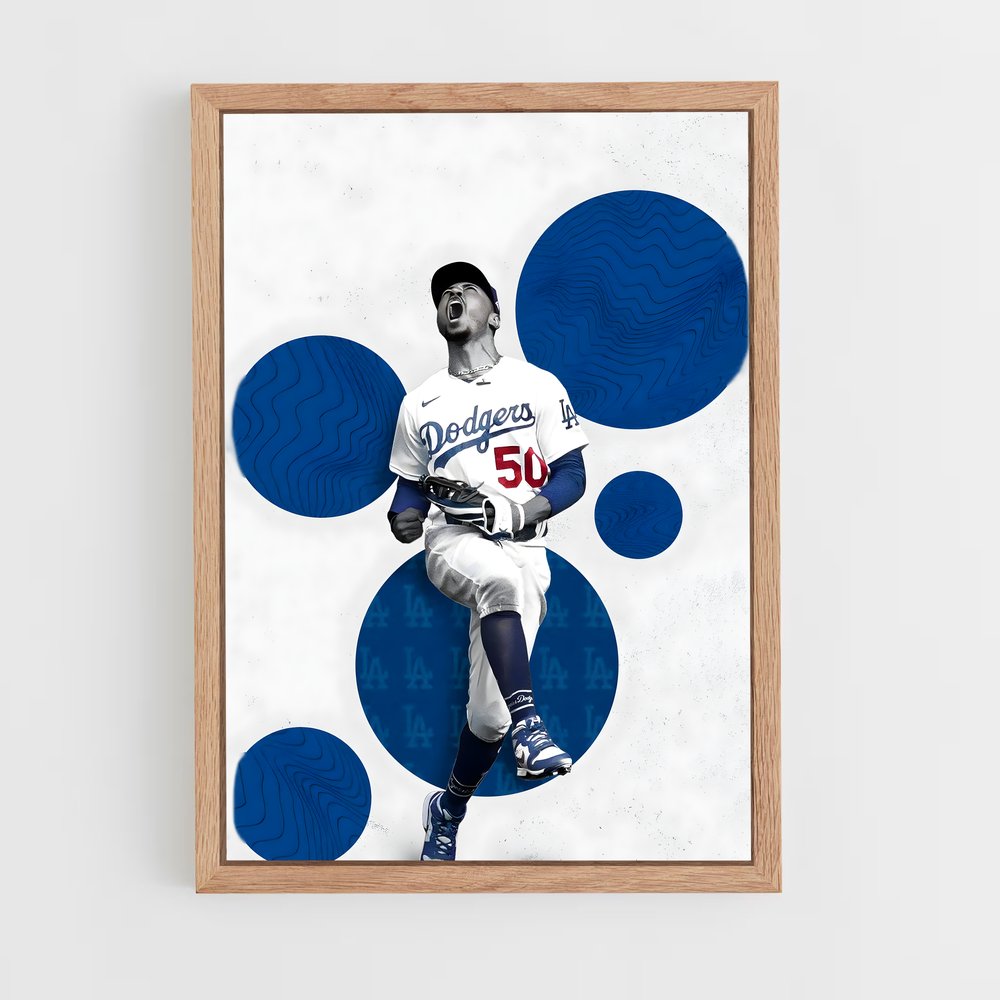 Poster Vitesse Étoilée – affiche Baseball (vue 4)